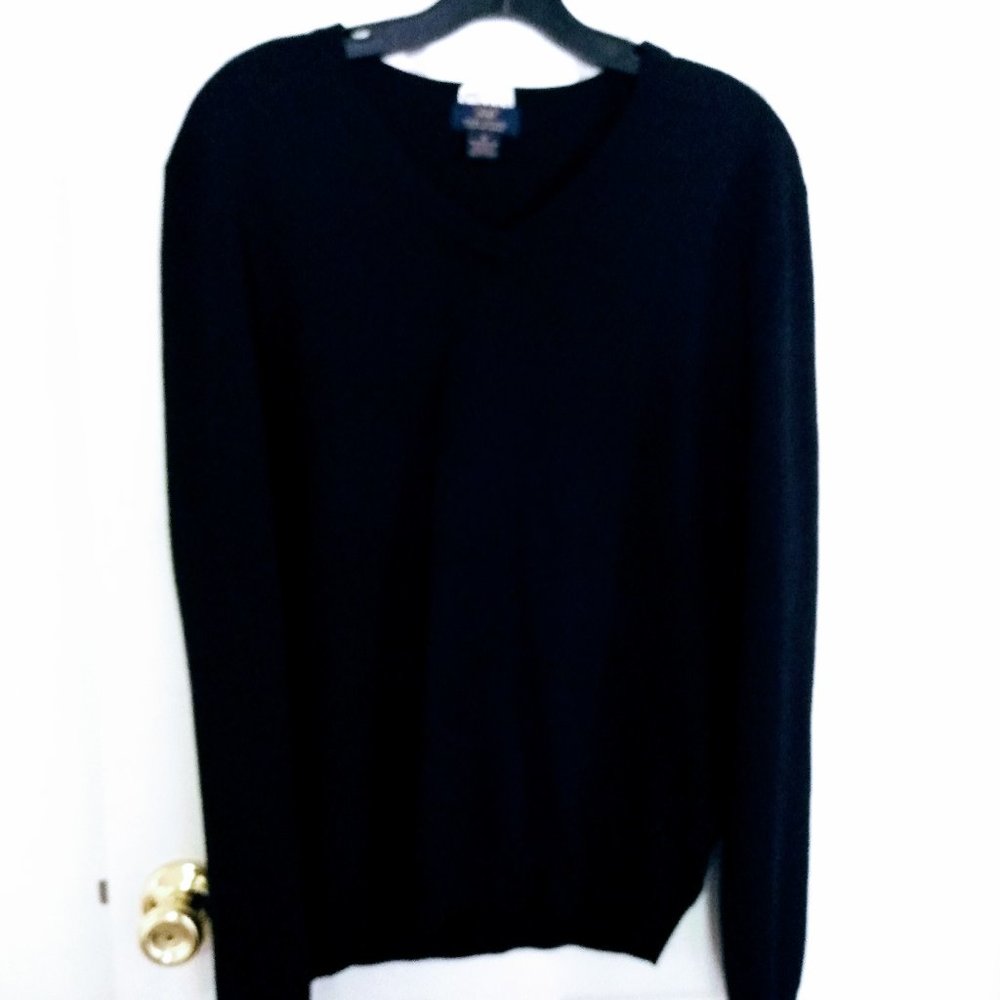 346 BROOKS BROTHERS MENS EXTRA FINE MERIND WOOL SWEATER SIZE M